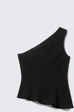 Weekday Asymmetric One-Shoulder Fitted Top