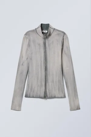 Weekday Anja Zip Turtleneck Longsleeve Top