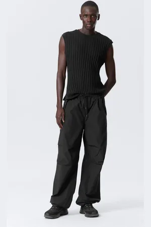 Weekday Loose Pleated Parachute Trousers