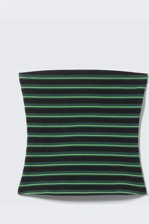 Weekday Striped Cotton Tube Top