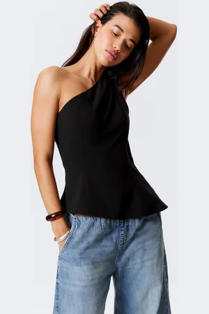 Weekday Asymmetric One-Shoulder Fitted Top