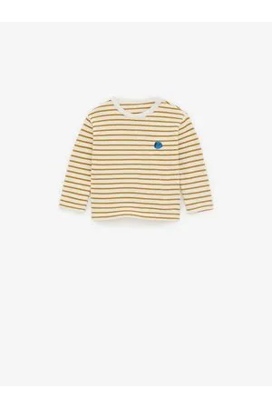 Zara Striped t-shirt with embroidery