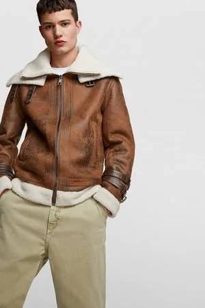 Zara Contrast double collar jacket