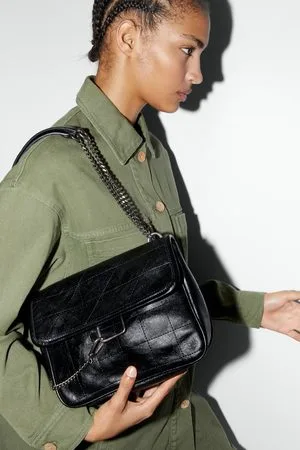 Zara Rocker soft crossbody bag