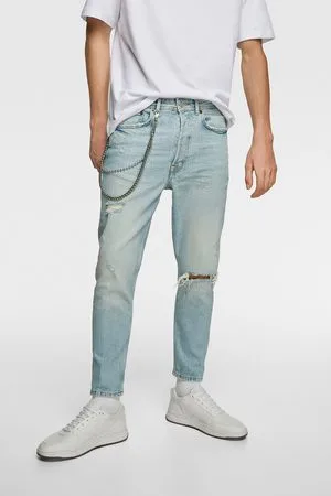 Zara Slim fit jeans with chains